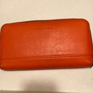 Orange banana republic wallet